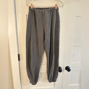 Brandy Melville grey cuffed sweatpants